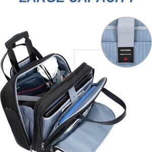 Rolling Carry-On Briefcase (15.6" laptop)